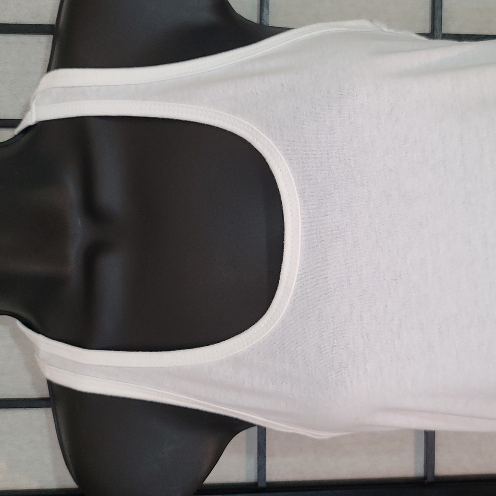NWOT Next Level White Tank Top - Picture 2 of 8